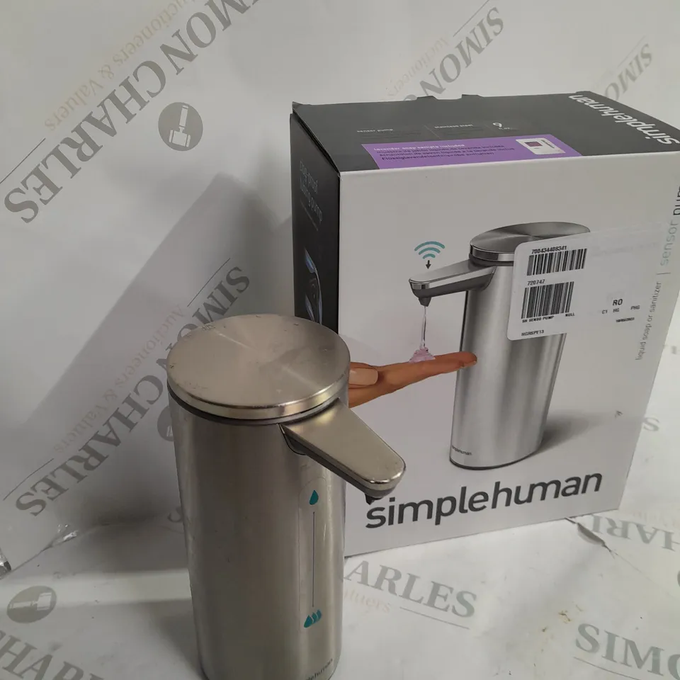 SIMPLE HUMAN LIQUID SOAP OR SANITIZER SENSOR PUMP/DISPENSER