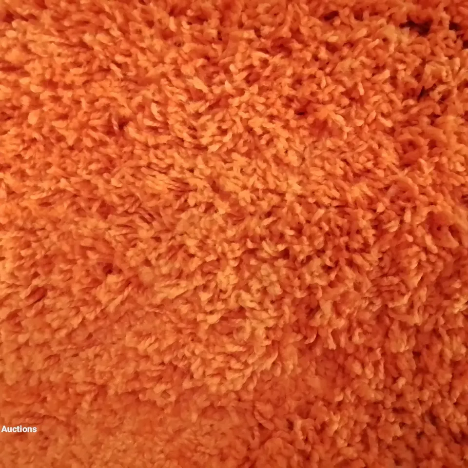SOFT SHAGGY VERONA LIVING ROOM RUG IN ORANGE COLOUR SIZE 120X170