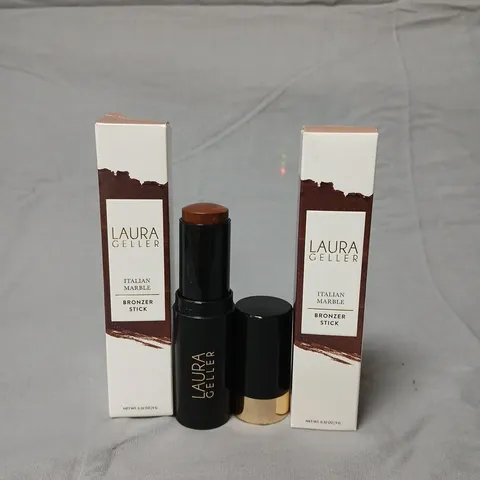 2 LAURA GELLER ITALIAN MARBLE BRONZER STICKS – ESPRESSO MARTINI