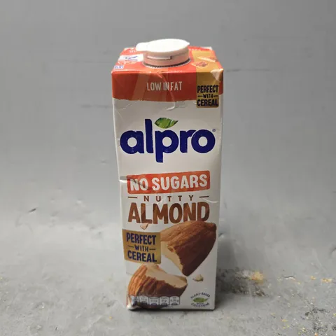 BOX OF APPROXIMATELY 8 ALPRO NO SUGAR NUTTY ALMOND DRINK