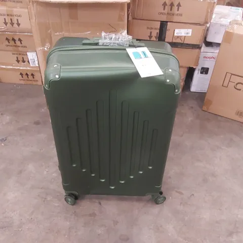 BOXED HARDSHELL SUITCASE - GREEN
