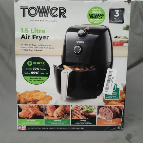 BOXED TOWER 1.5 LITRE AIR FRYER