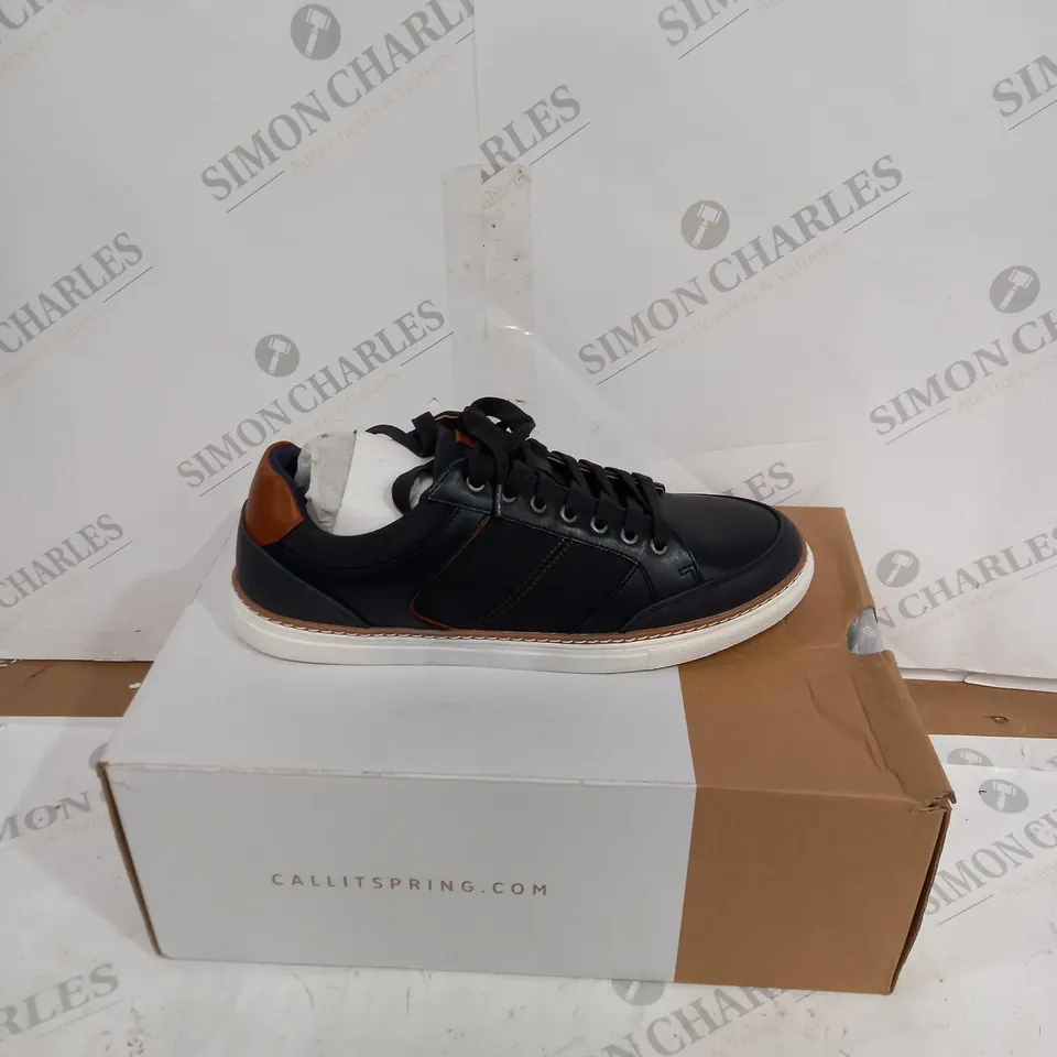 BOXED CALL IT SPRING NAUDIEN SMOOTH MULTICOLOURED TRAINERS - SIZE 7 UK