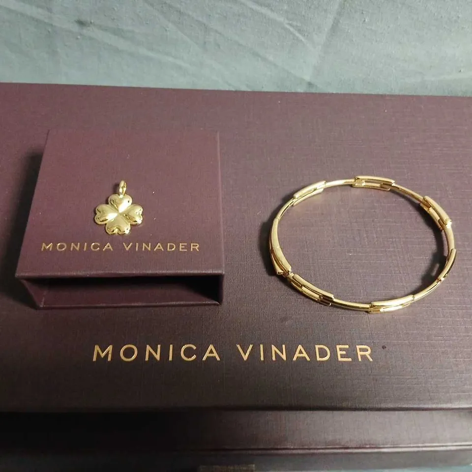 MONICA VINADER GOLD-TONE BRACELET – BOXED