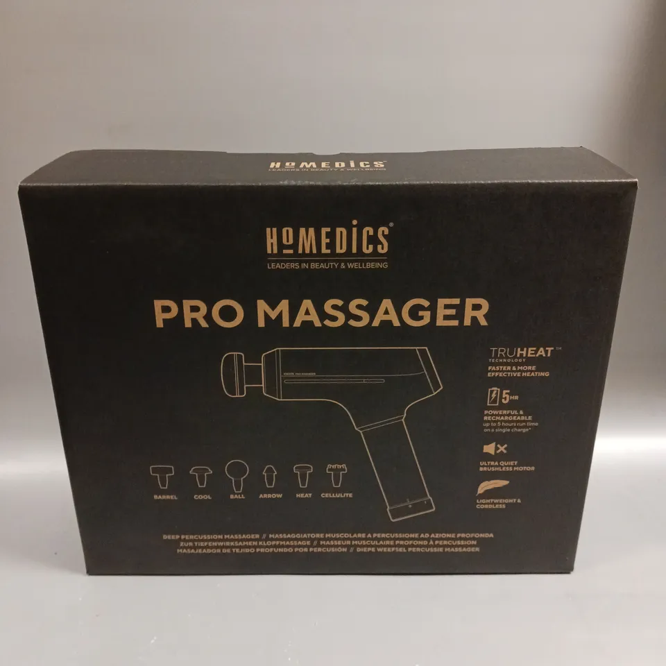 BOXED HOMEDICS TRUHEAT PRO MASSAGER 