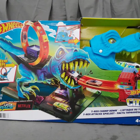 BOXED HOT WHEELS T-REX CHOMP DOWN