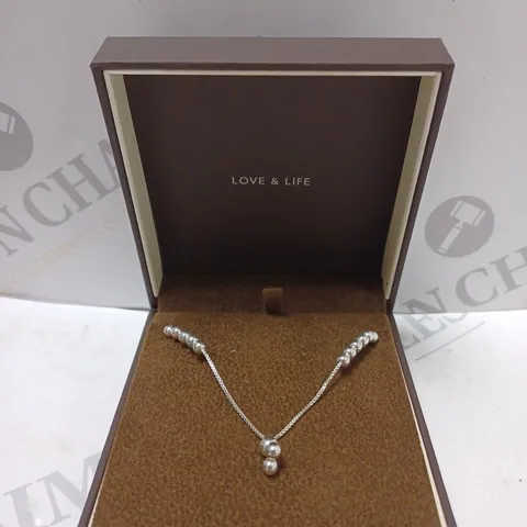 ERNEST JONES CHAIN BALL SILVER BRACELET