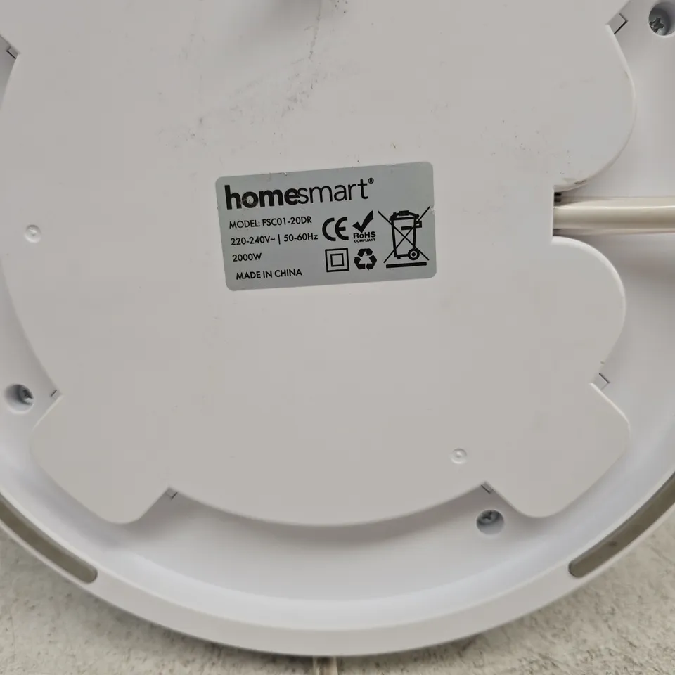 HOMESMART FSC01-20DR DESK FAN, WHITE UNBOXED