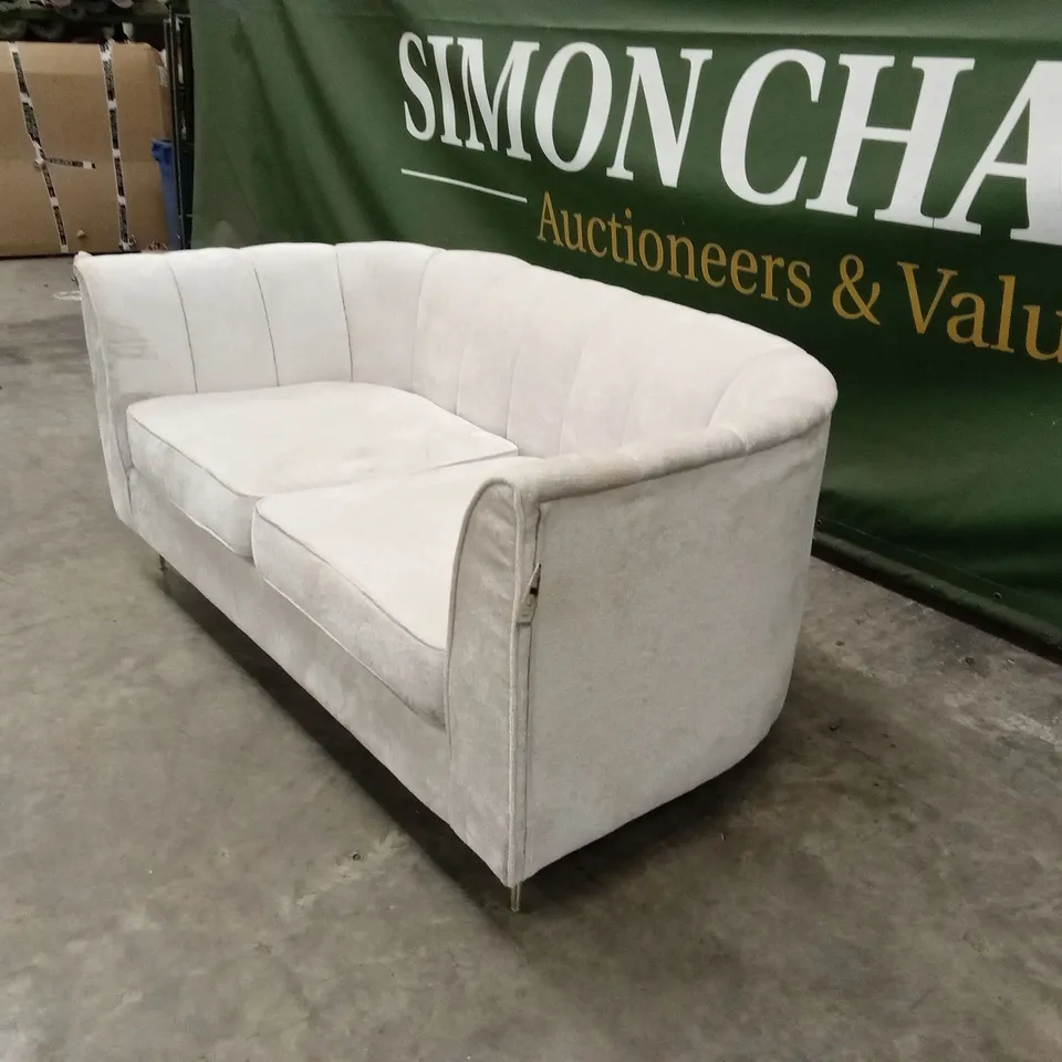 GUILD FABRIC 2 SEATER SOFA - IVORY RRP £529