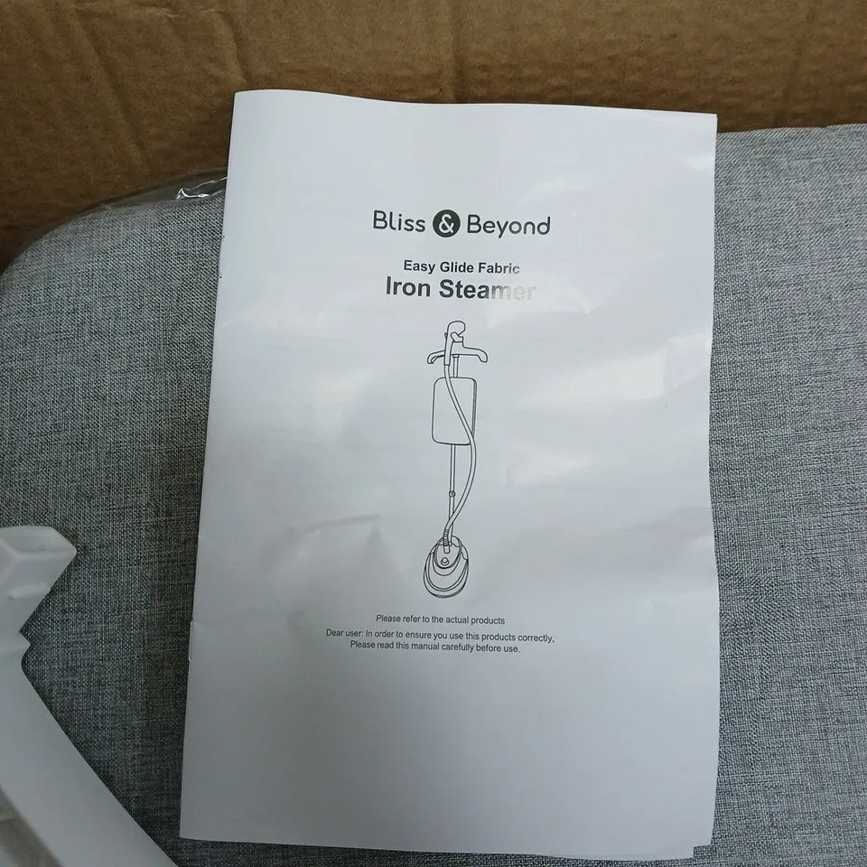 BLISS & BEYOND EASY GLIDE FABRIC IRON STEAMER
