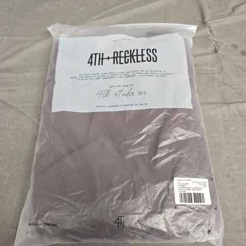 BAGGED 4TH & RECKLESS PLUS SLEEVELESS DRAPE RING DETAIL MAXI DRESS - SIZE 18