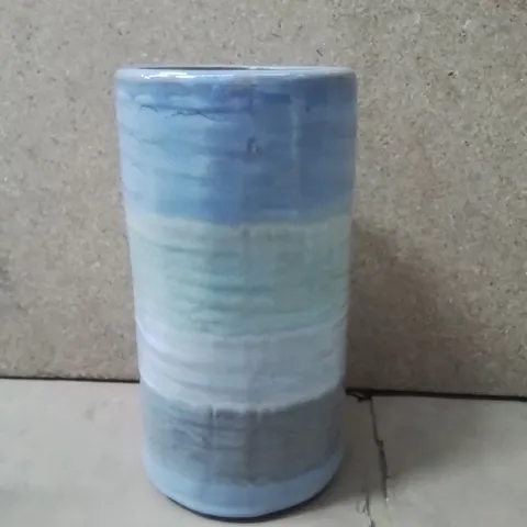 BOXED ASHBURTON CALDERA BLUE VASE