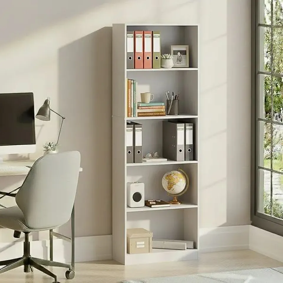 BOXED CAMBRIDGE 5 TIER XL BOOKCASE (1 BOX)