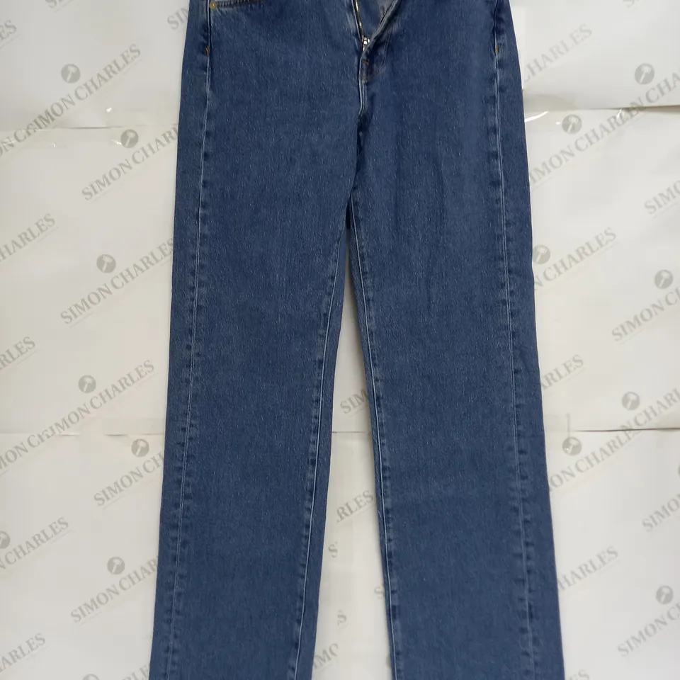 7FORALLMANKIND TESS TROUSERS IN MID BLUE - SIZE 26