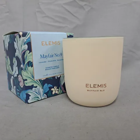 ELEMIS MAYFAIR NO.9 SCENTED CANDLE – LAVENDER, CHAMOMILE & GERANIUM (BOXED)