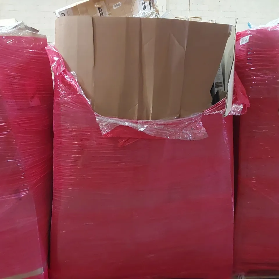 PALLET OF ASSORTED ITEMS INCLUDING: PLAY PENS, OFFICE CHAIR, ELECTRIC BARBECUE GRILL, BABY WALKER ECT