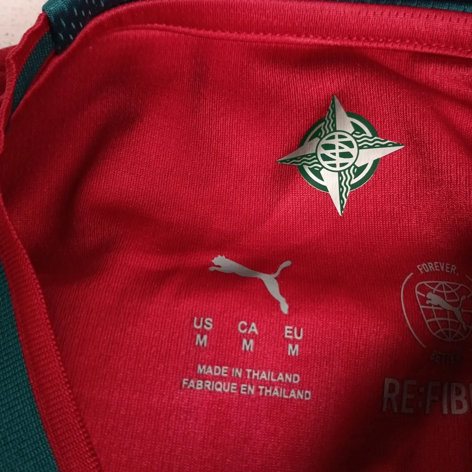 PORTUGAL NATIONAL TEAM FOOTBALL SHIRT – RONALDO 7, UK M, PUMA, RED
