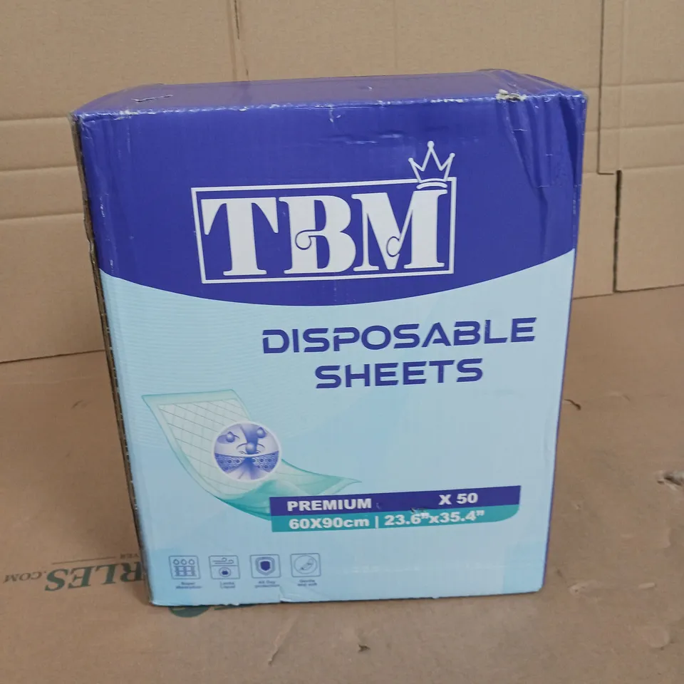 TBM 50-PACK OF DISPOSABLE SHEETS