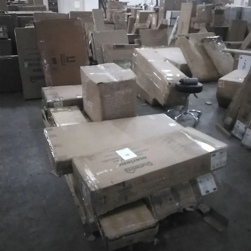 Pallet containing assorted, incomplete Furniture parts and pieces 