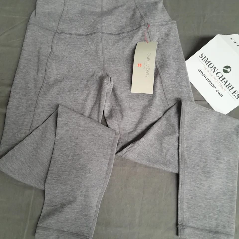 SWEATY BETTY SOFT SCULPT YOGA LEGGINGS IN GREY - S