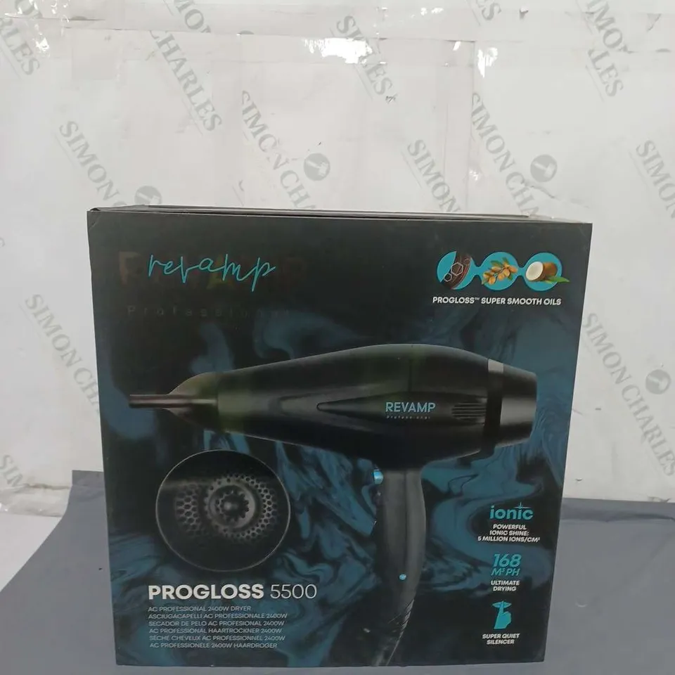 REVAMP PROGLOSS 5500 PROFESSIONAL HAIRDRYER