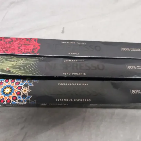 LARGE QUANTITY OF ASSORTED NESPRESSO COFFEE PODS