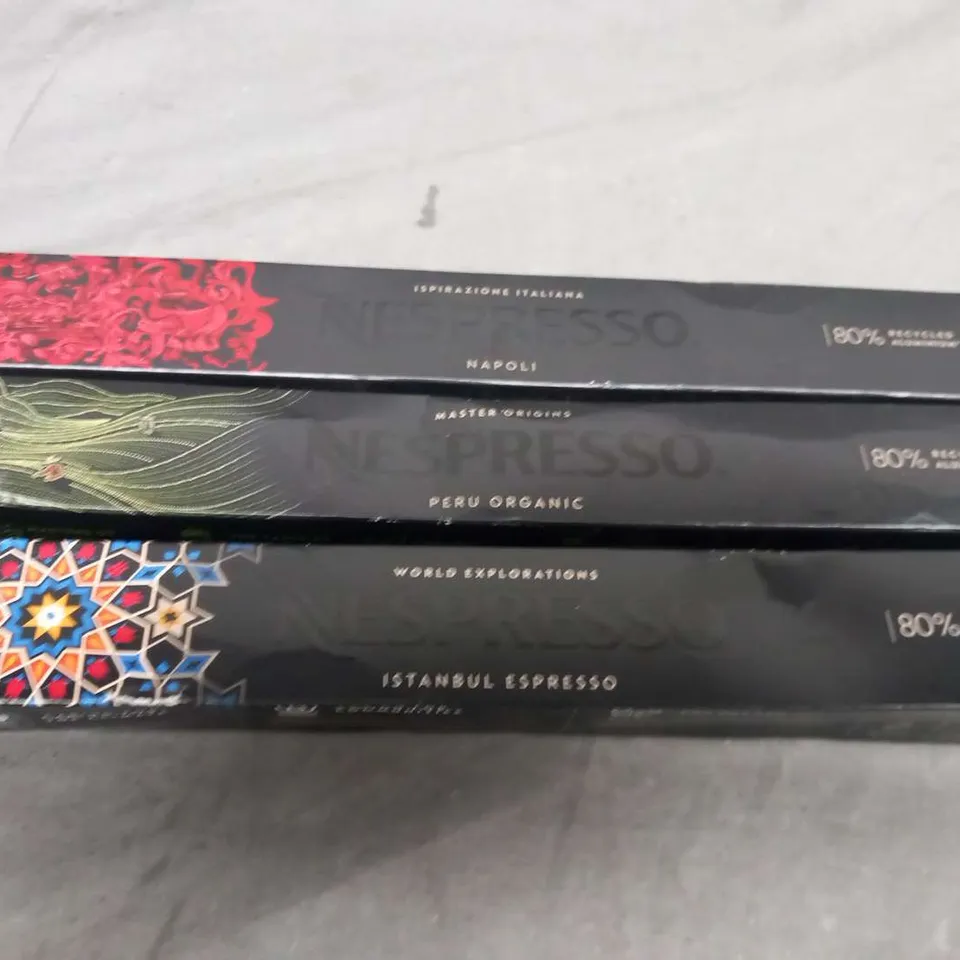 LARGE QUANTITY OF ASSORTED NESPRESSO COFFEE PODS