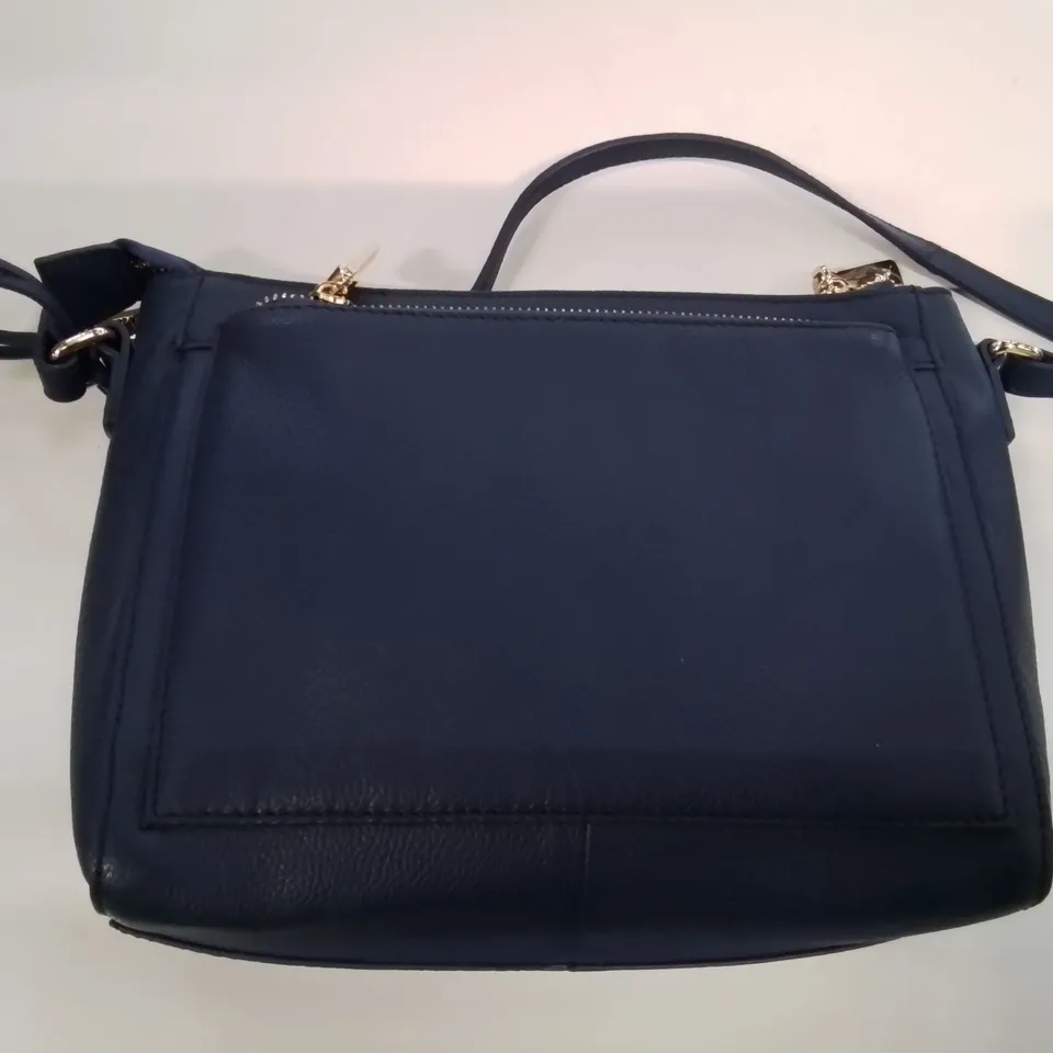 ASHWOOD GENUINE LEATHER HANDBAG IN BLUE