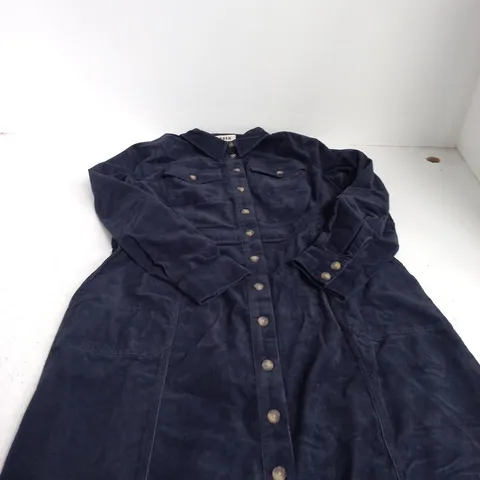BODEN WOMENS DENIM SHIRT DRESS, UK 18 (L) β LONG SLEEVE