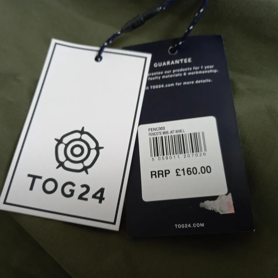 TOG 24 FENCOTE MENS JACKET IN GREEN - L