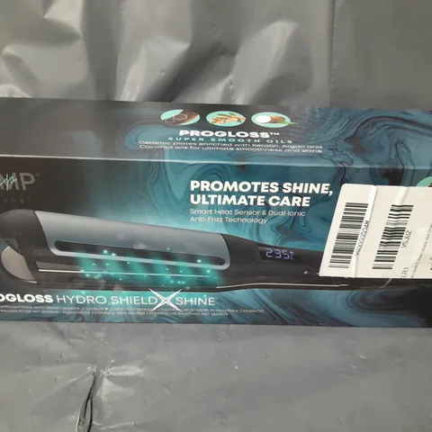 BOXED REVAMP PROGLOSS HYDRO SHIELD SHINE CERAMIC HAIR STRAIGHTENER