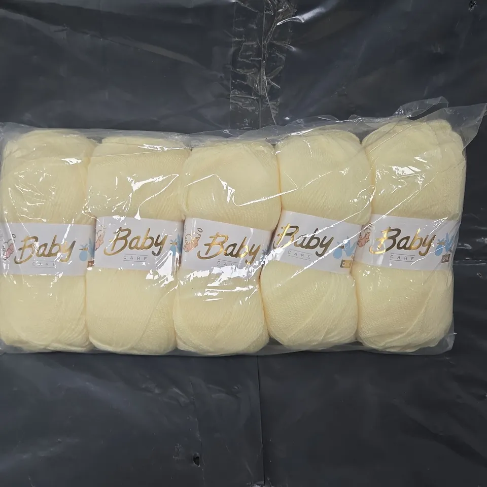 5 X WOOLCRAFT BABY CARE YARN 