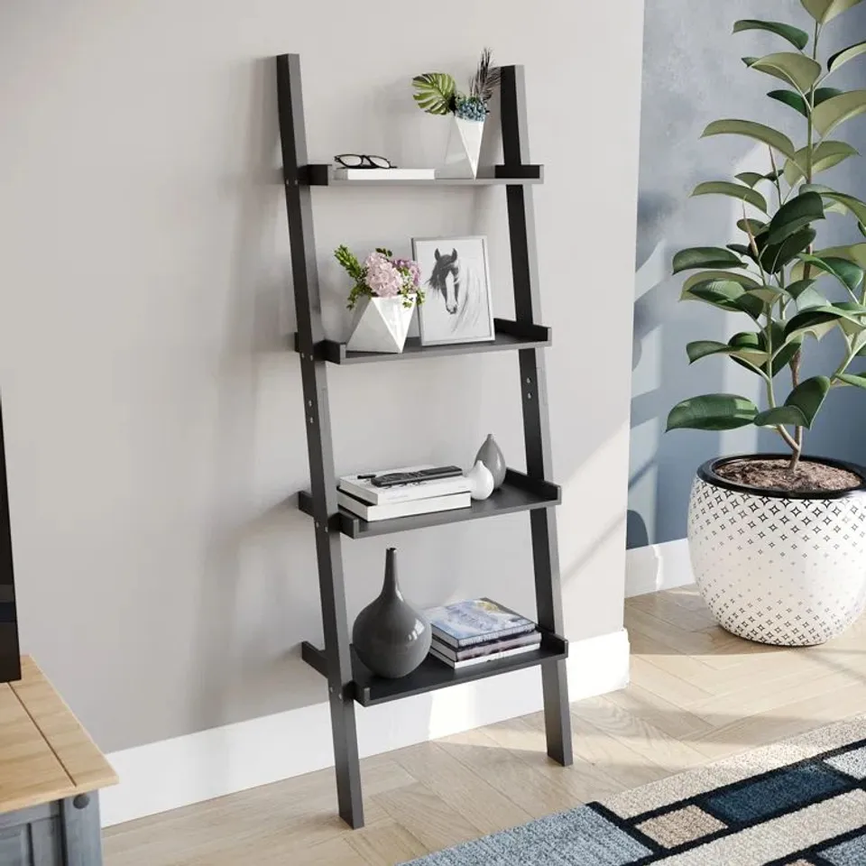 BOXED OGILVIE 56CM W LADDER BOOKCASE 
