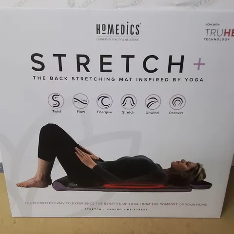 BOXED AS NEW HOMEDICS STRETCH+ BACK STRETCHING MATS