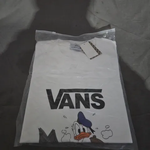 VANS DISNEY WHITE T-SHIRT - BAGGED