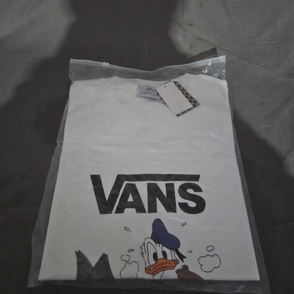 VANS DISNEY WHITE T-SHIRT - BAGGED 