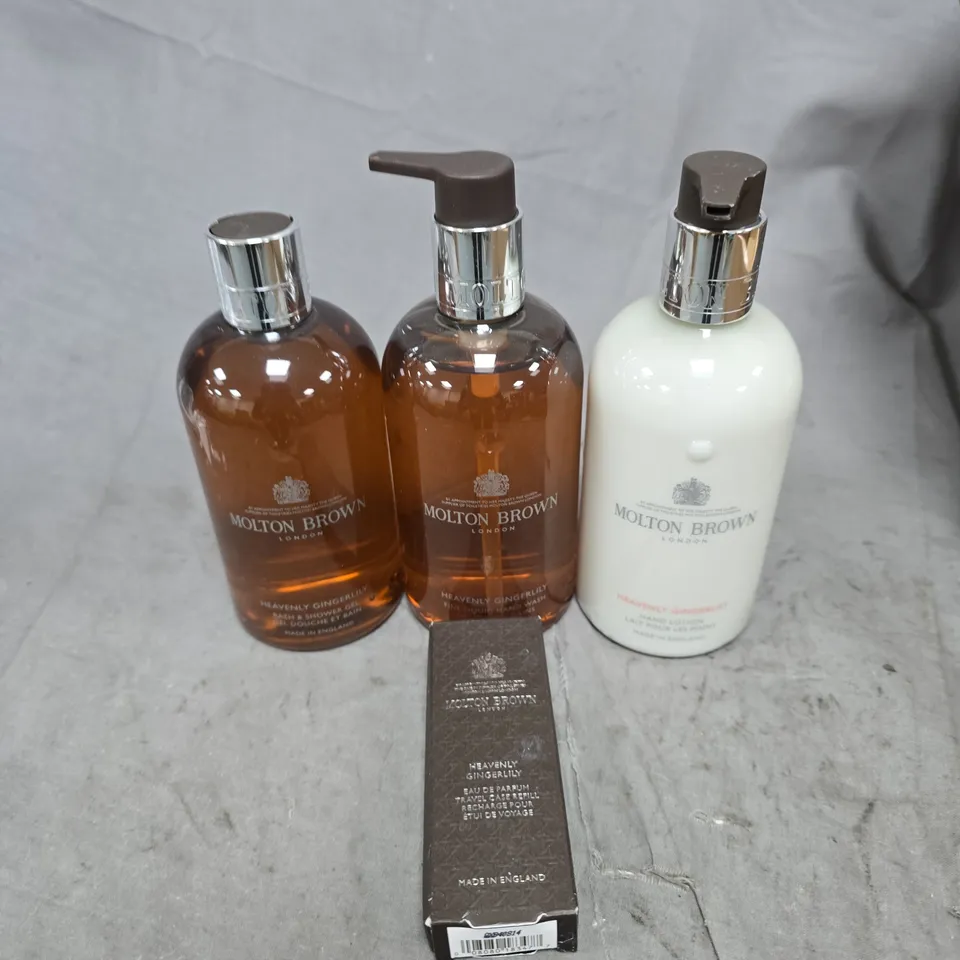 MOLTON BROWN HEAVENLY GINGERLILY BATH & BODY GIFT SET – 4-PIECE COLLECTION
