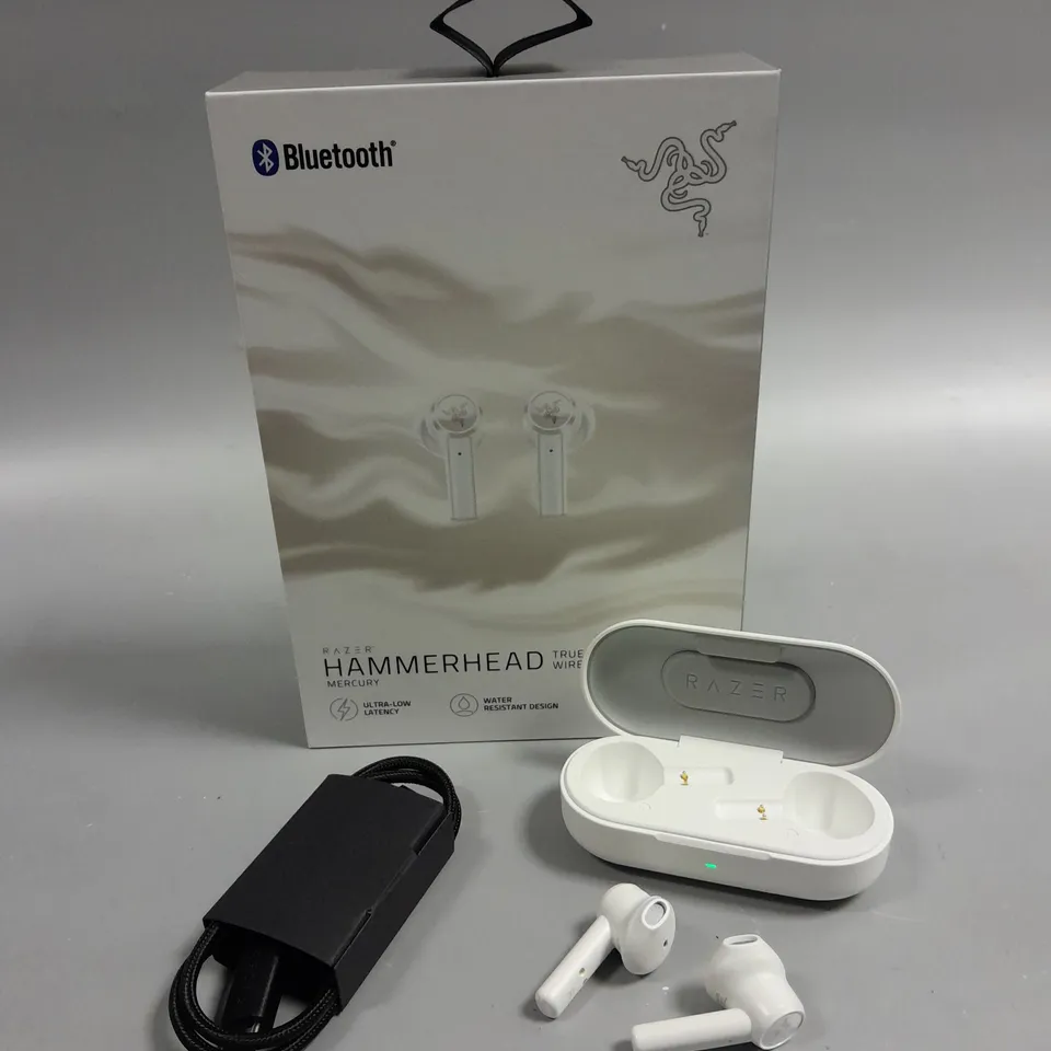 BOXED RAZER HAMMERHEAD MERCURY TRUE WIRELESS EARPHONES 