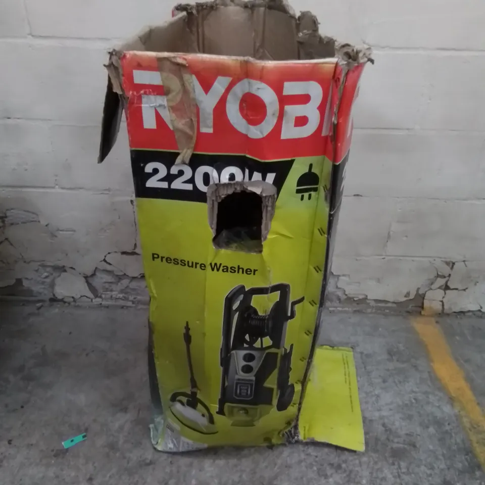 BOXED RYOBI 2200W PRESSURE WASHER 