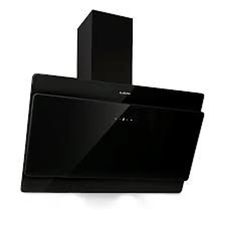 BOXED AURICA DUCTED WALL MOUNT COOKER HOOD IN BLACK 