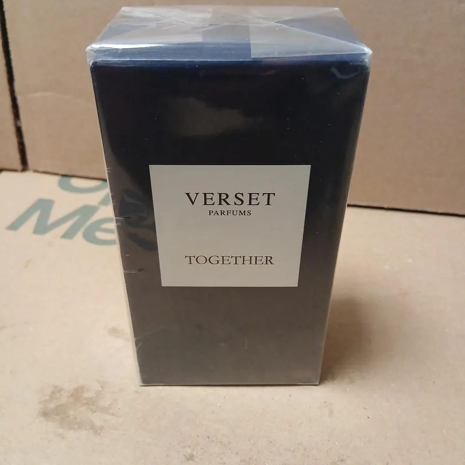 BOXED AND SEALED VERSET PARFUMS TOGETHER EAU DE PARFUM 100ML