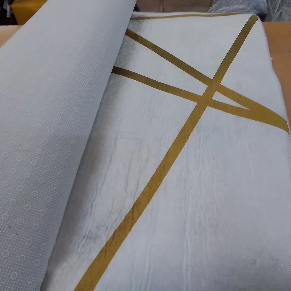 REMUKE WHITE/GOLD/GREY RUG 200 × 290