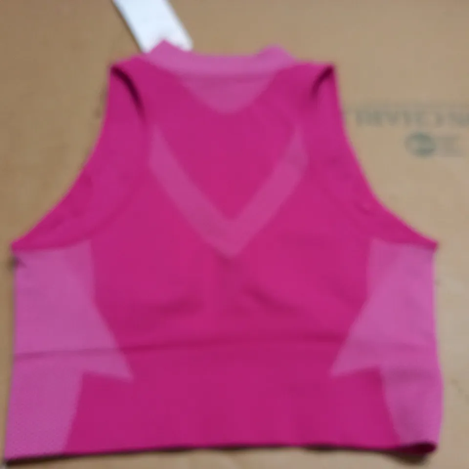 H&M MOVE HALF ZIP PINK TOP - EUR S