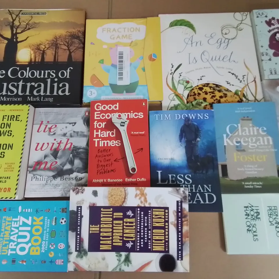 LARGE QUANTITY OF ASSORTED BOOKS TO INCLUDE THE FOREVER DOG, WILL AND CHILDREN'S EDUCATIONAL BOOKS 