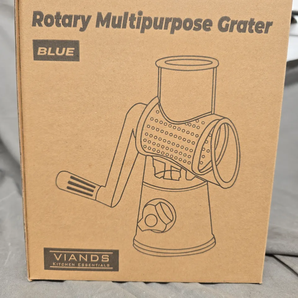 ROTARY MULTIPURPOSE GRATER IN BLUE