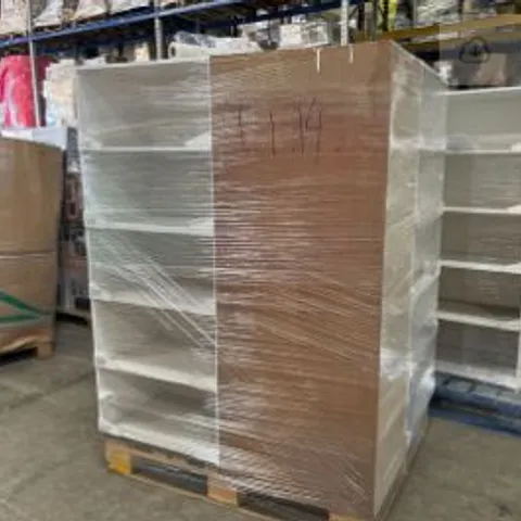 PALLET TO CONTAIN 5X WOODEN SHOP DISPLAY SHELVES 