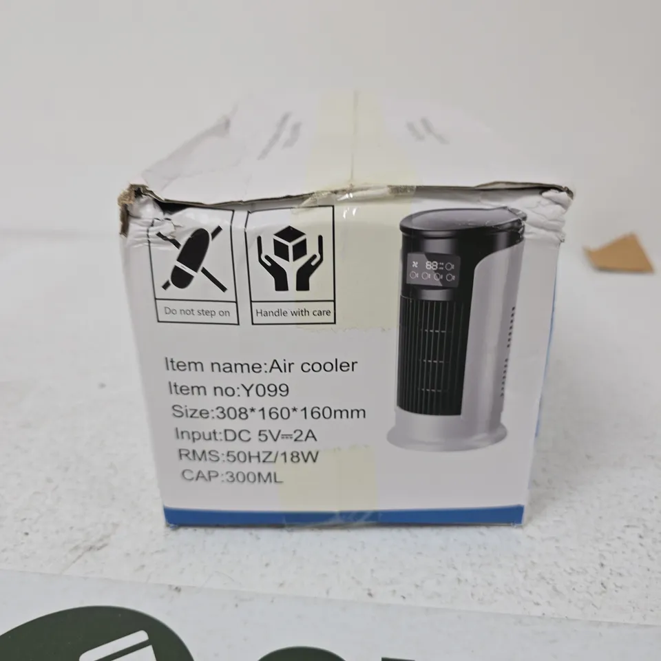 AIR COOLER – MODEL Y099, COMPACT 308×160×160 MM, DC 5V 2A