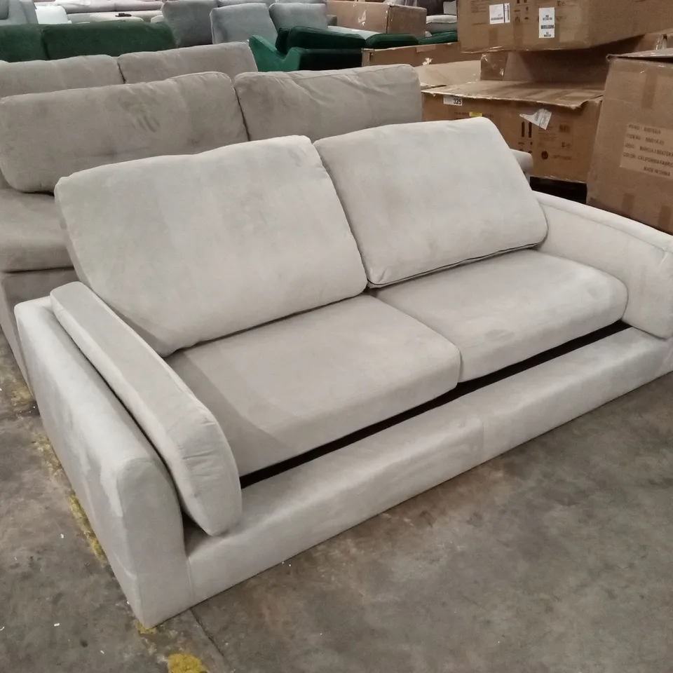 LUCIA 3 SEATER SOFA, CHAMPAGNE HOUSE VELVET