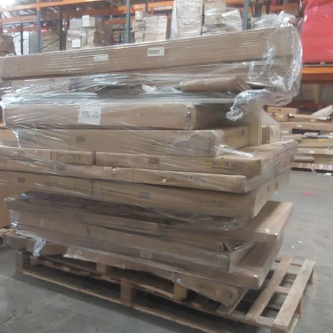 PALLET CONTAINING A VERY LARGE QUANTITY OF ASSORTED FURNITURE PARTS INCLUDING: WARDROBE AND BED PARTS ECT