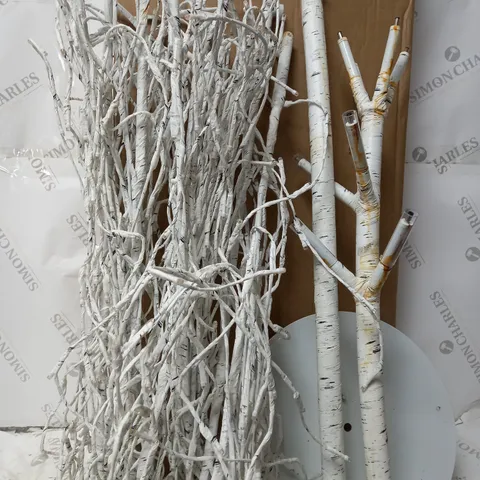 BOXED SANTA'S BEST 7FT PRE-LIT INDOOR/OUTDOOR WILLOW TREE